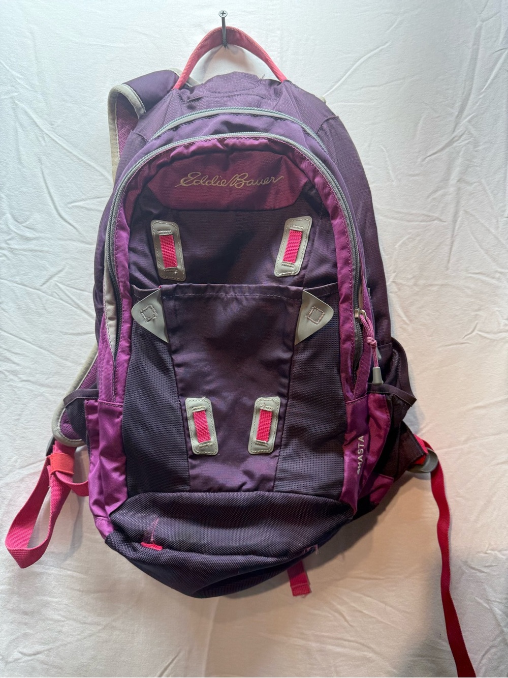 Eddie Bauer Purple and Pink Women's Backpack